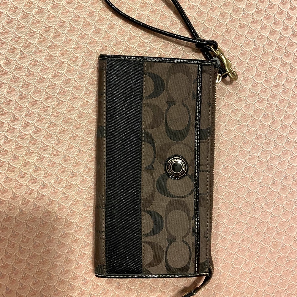Brown Coach wallet